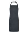 BR503 Brand Lab Kids Basic Adjustable Bib Apron Charcoal colour image